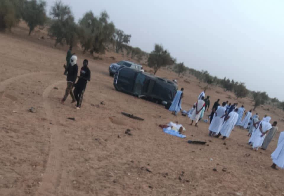 ثلاثة حوادث في لبراكنه خلال يوم واحد تخلف وفاة وإصابات