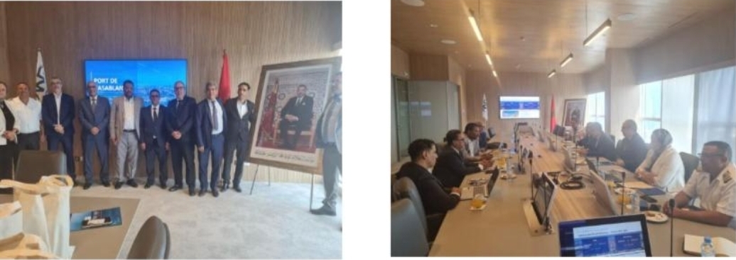 المدير العام لميناء نواذيبو المستقل يزور الوكالة الوطنية للموانئ بالمغرب